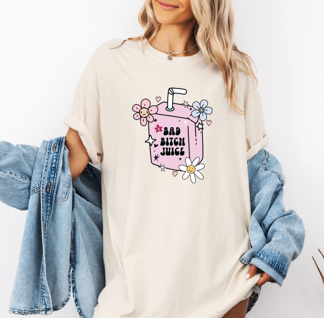 Bad B*tch Juice t-shirt (ivory)