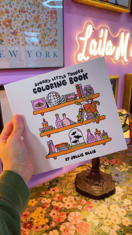 Spooky Little Things Coloring Book