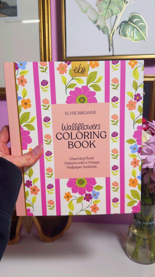 Wallflowers Coloring Book