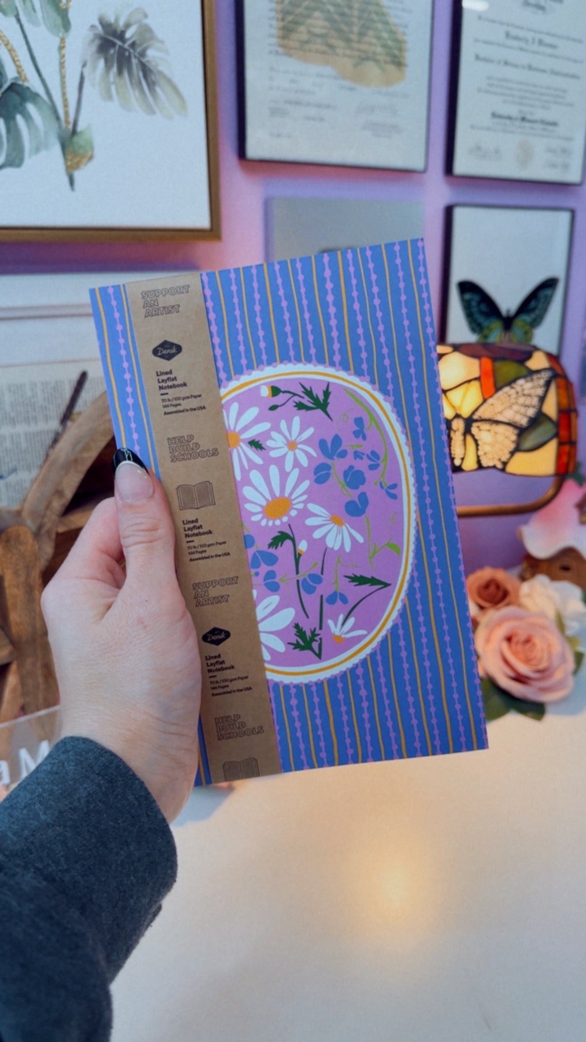 Daisy Cameo Layflat Notebook