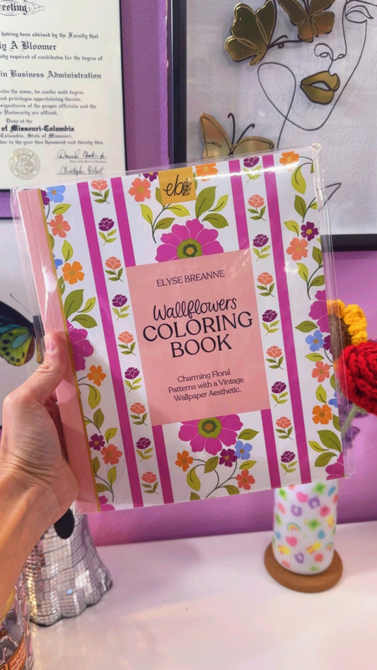 Wallflowers Coloring Book