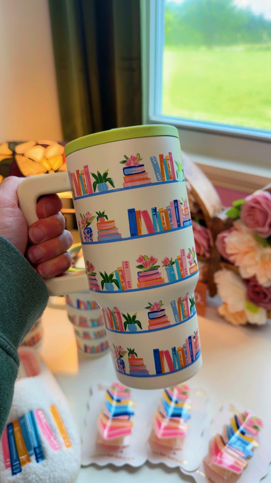 Bookshelf Tumbler 20 oz