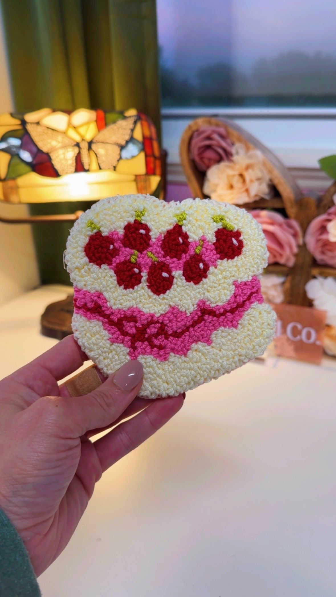 Just a Girl Mug Rug Coaster