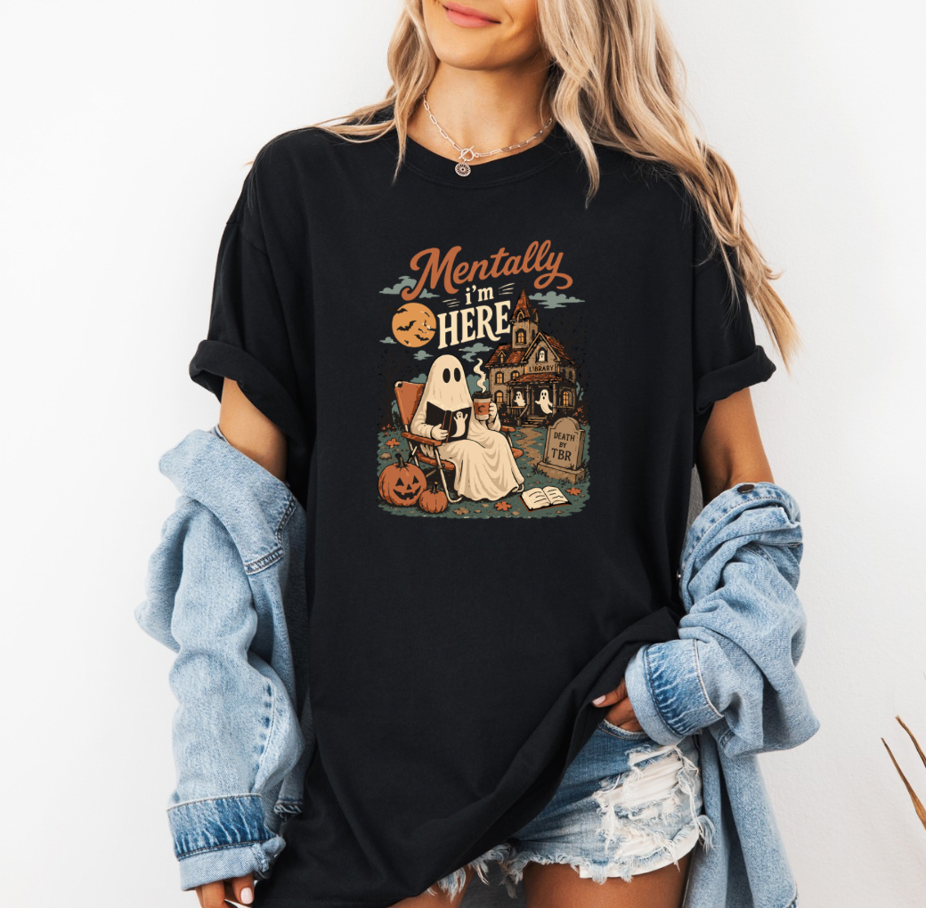 Mentally I’m Here T-shirt (Black)