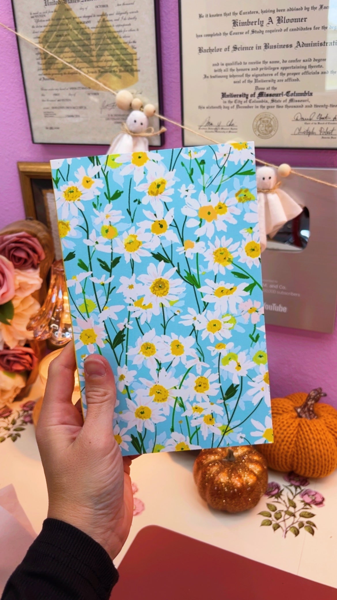 Spring Daisies Layflat Journal