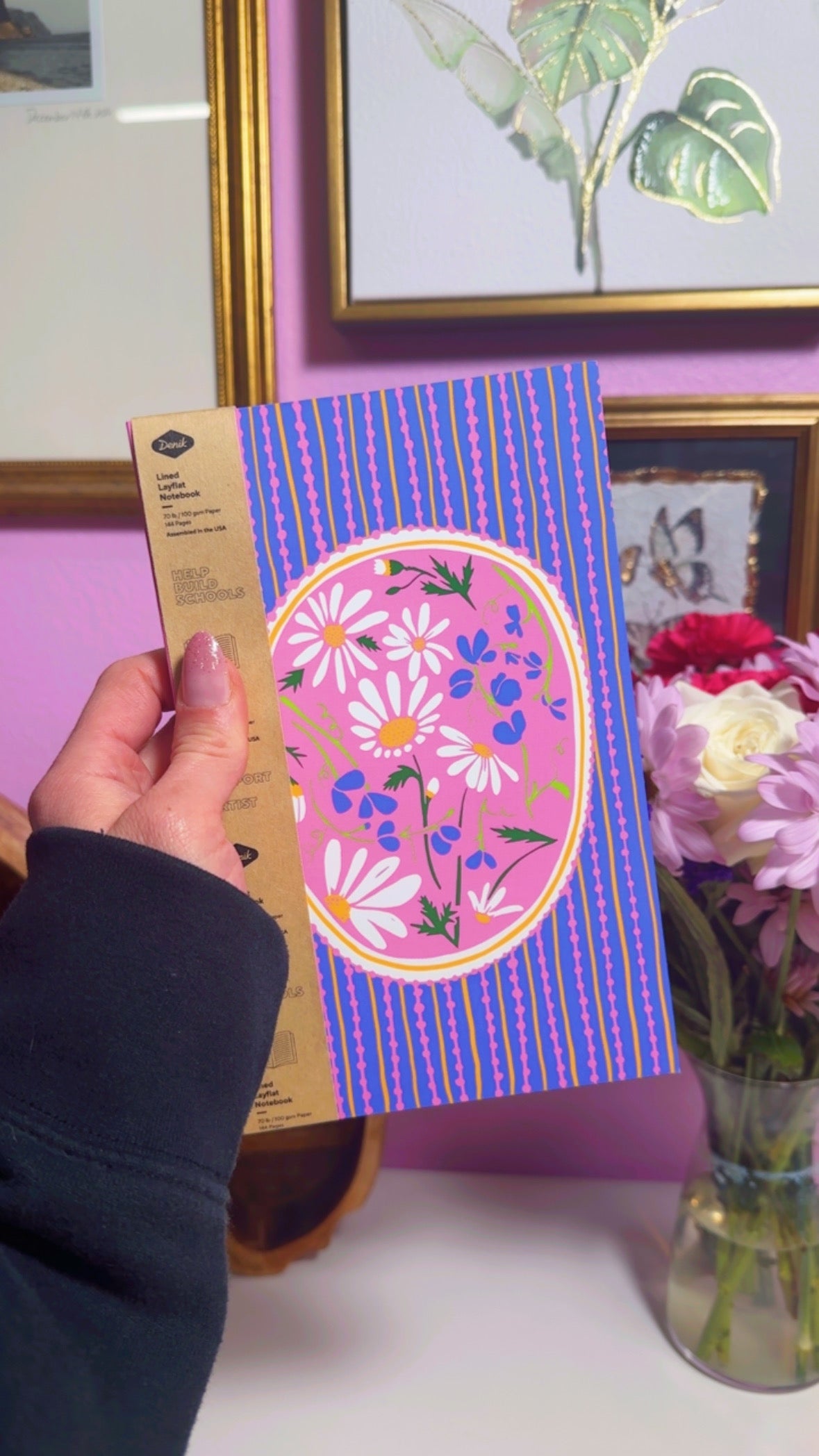 Daisy Camio Layflat Notebook