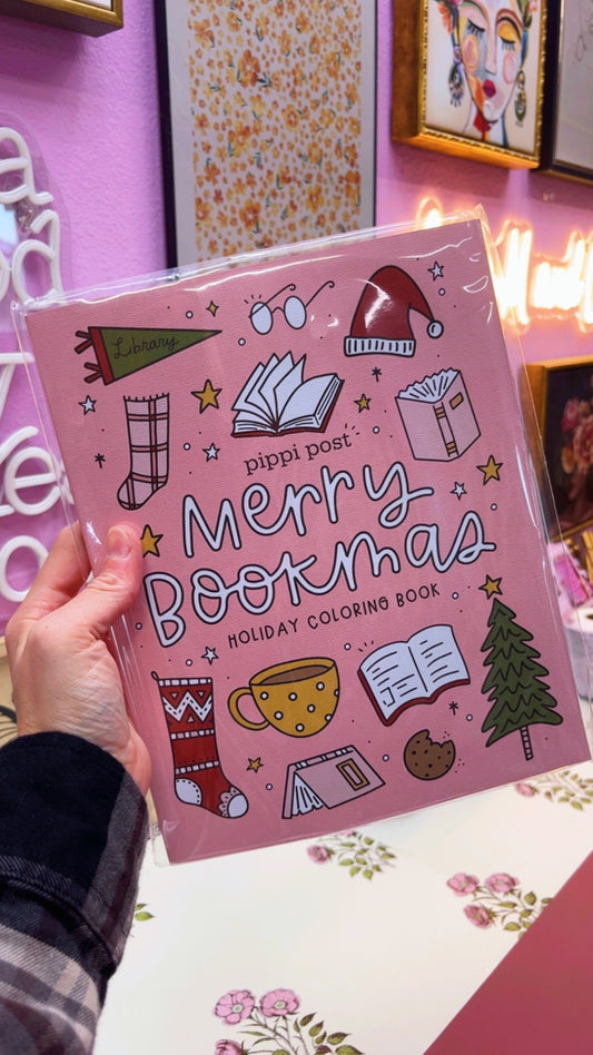 Merry Bookmas Coloring Book