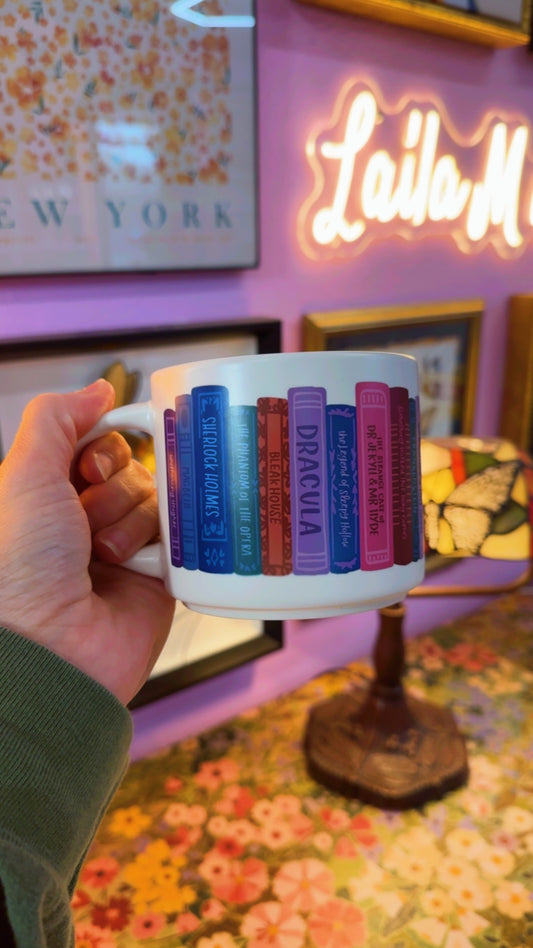 Spooky Books Halloween Mug