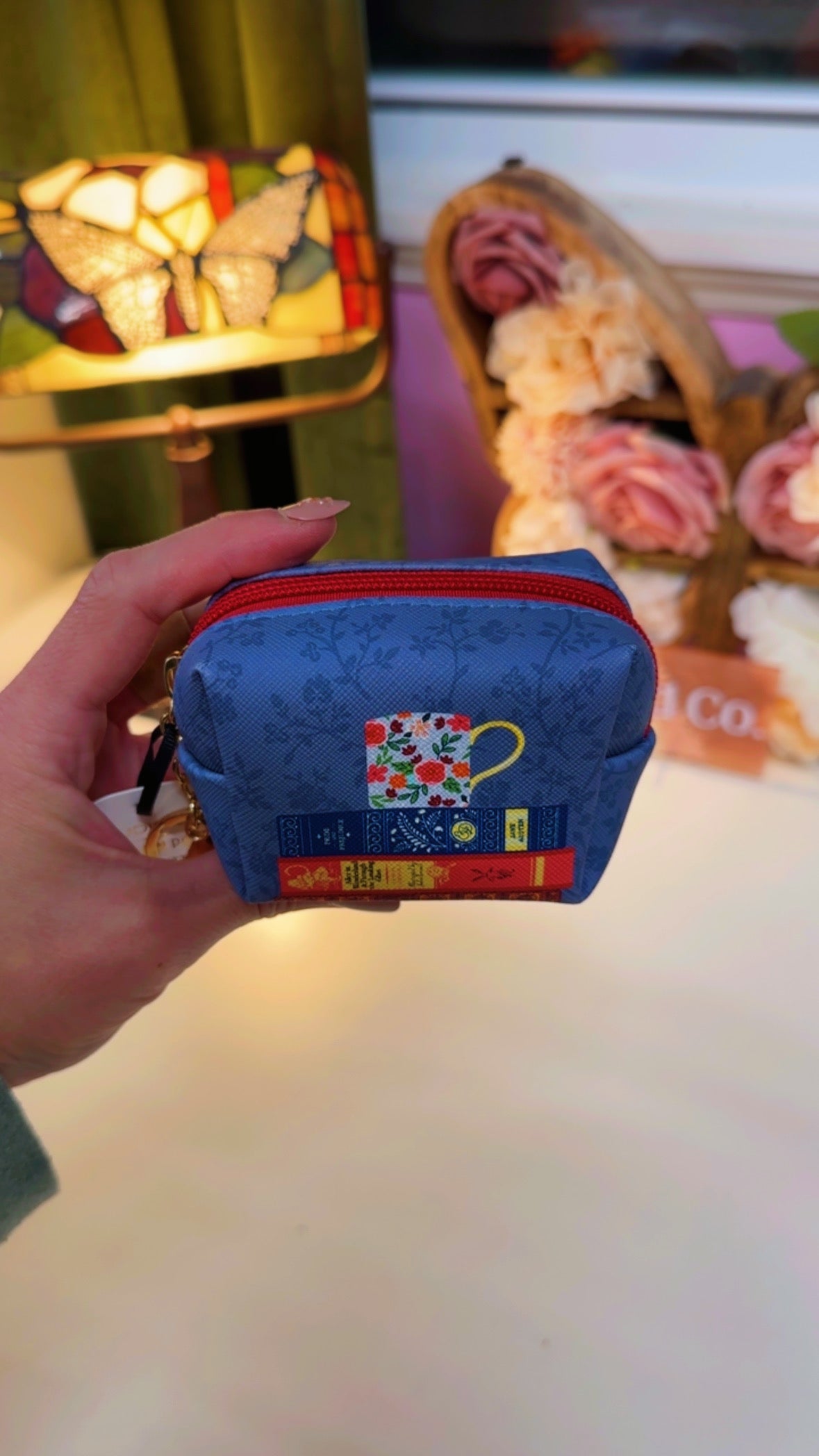 Fully Booked Key Chain Pouch