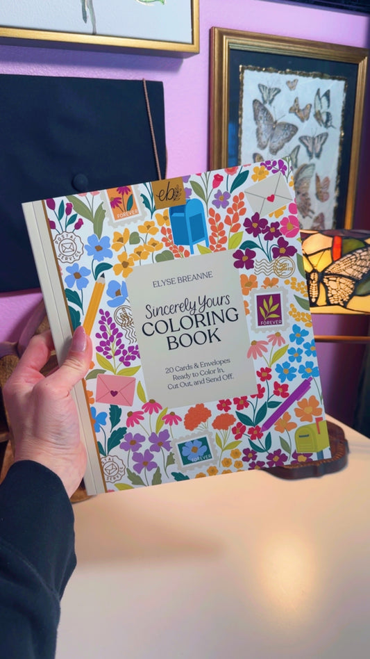 Sincerely Yours Coloring Book
