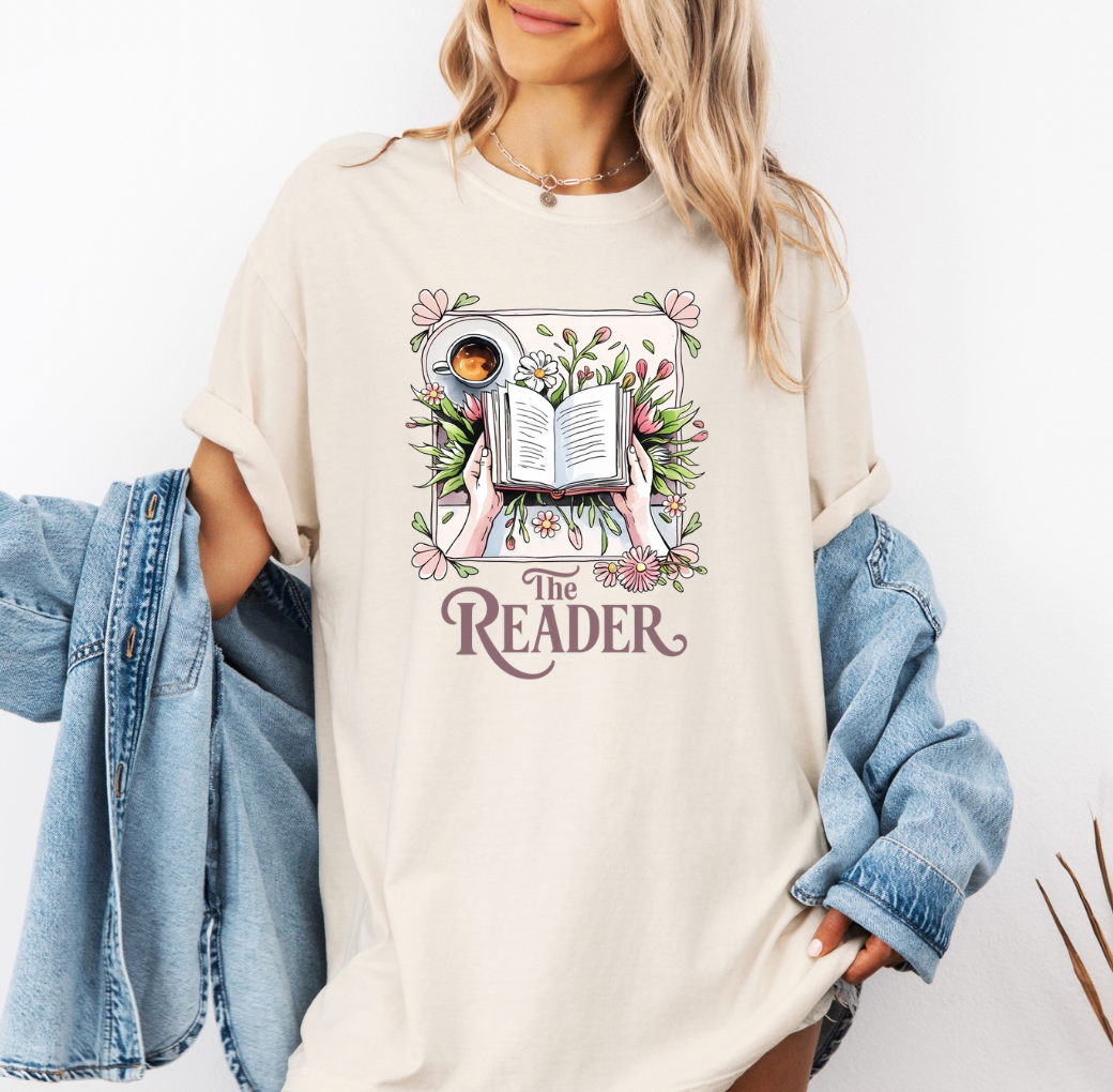 The Reader T-shirt (Ivory)