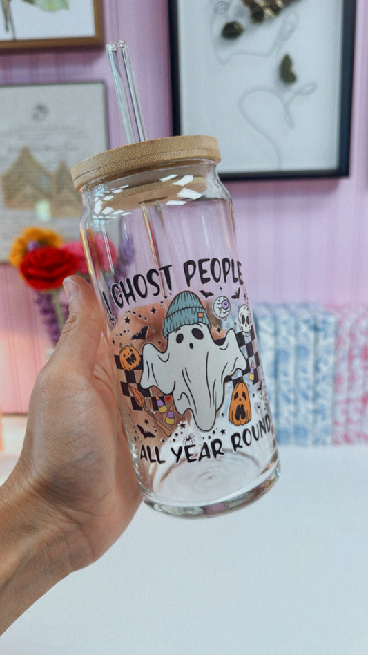 I Ghost People 20 oz Glass Can