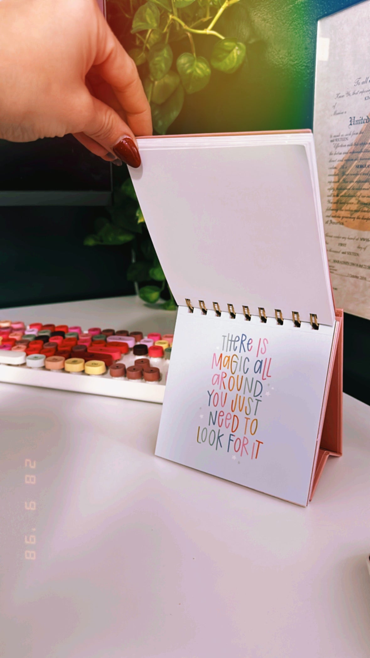 52 Weeks of Happy Quotes Desk Flip Calendar