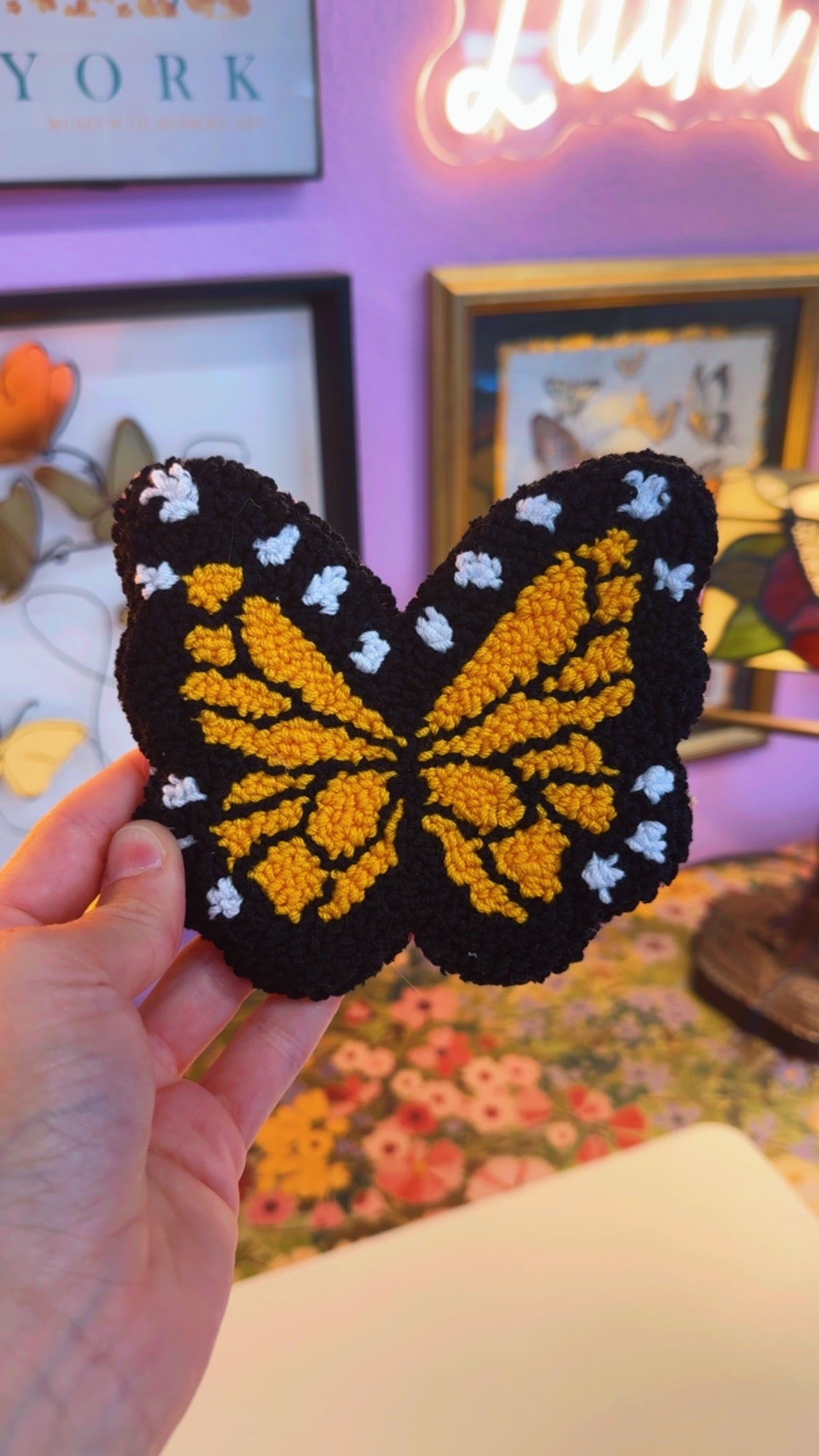 Monarch Mug Rug Coaster