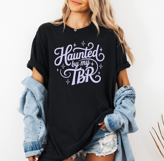Haunted by my TBR t-shirt (black)