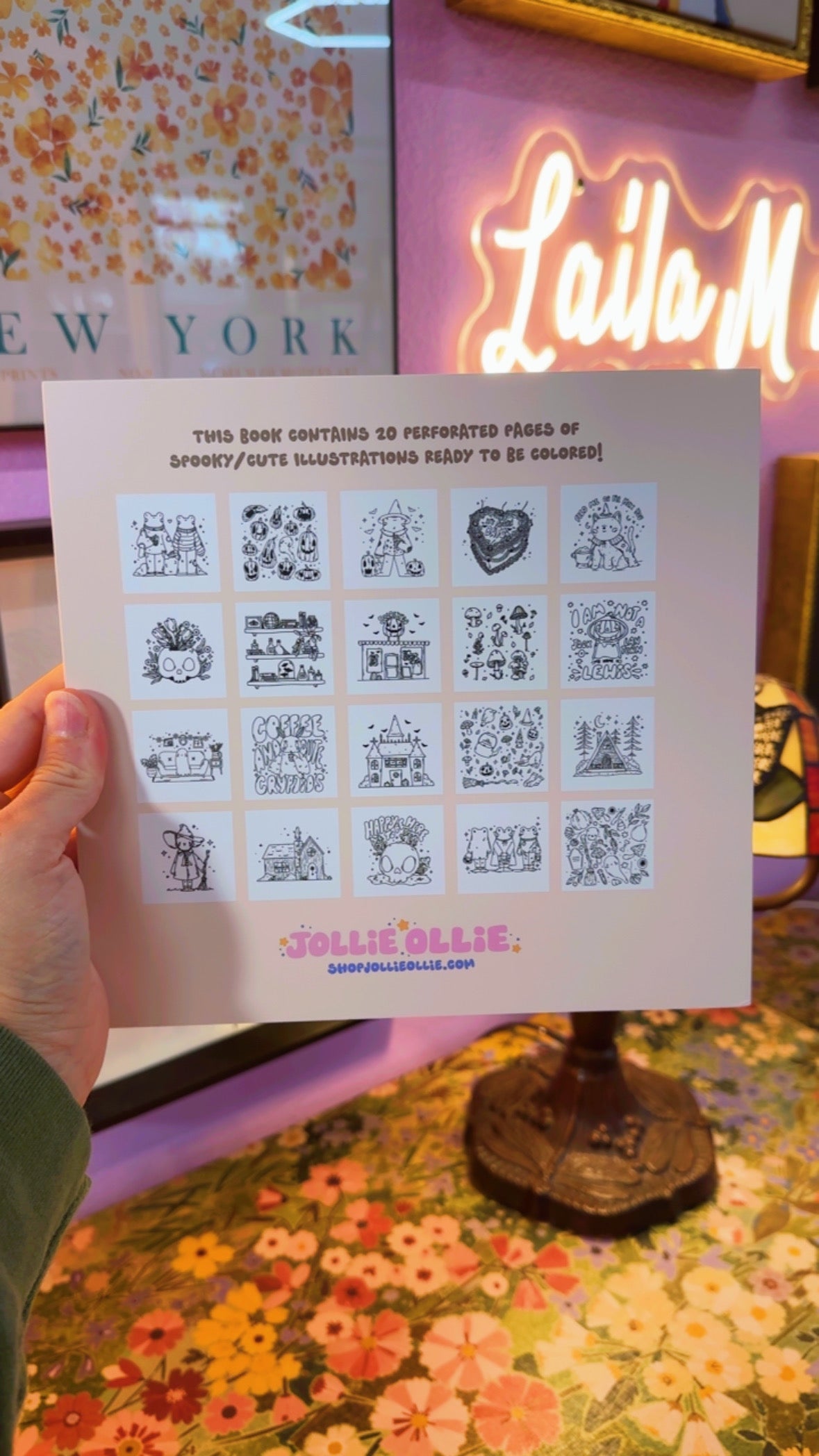 Spooky Little Things Coloring Book