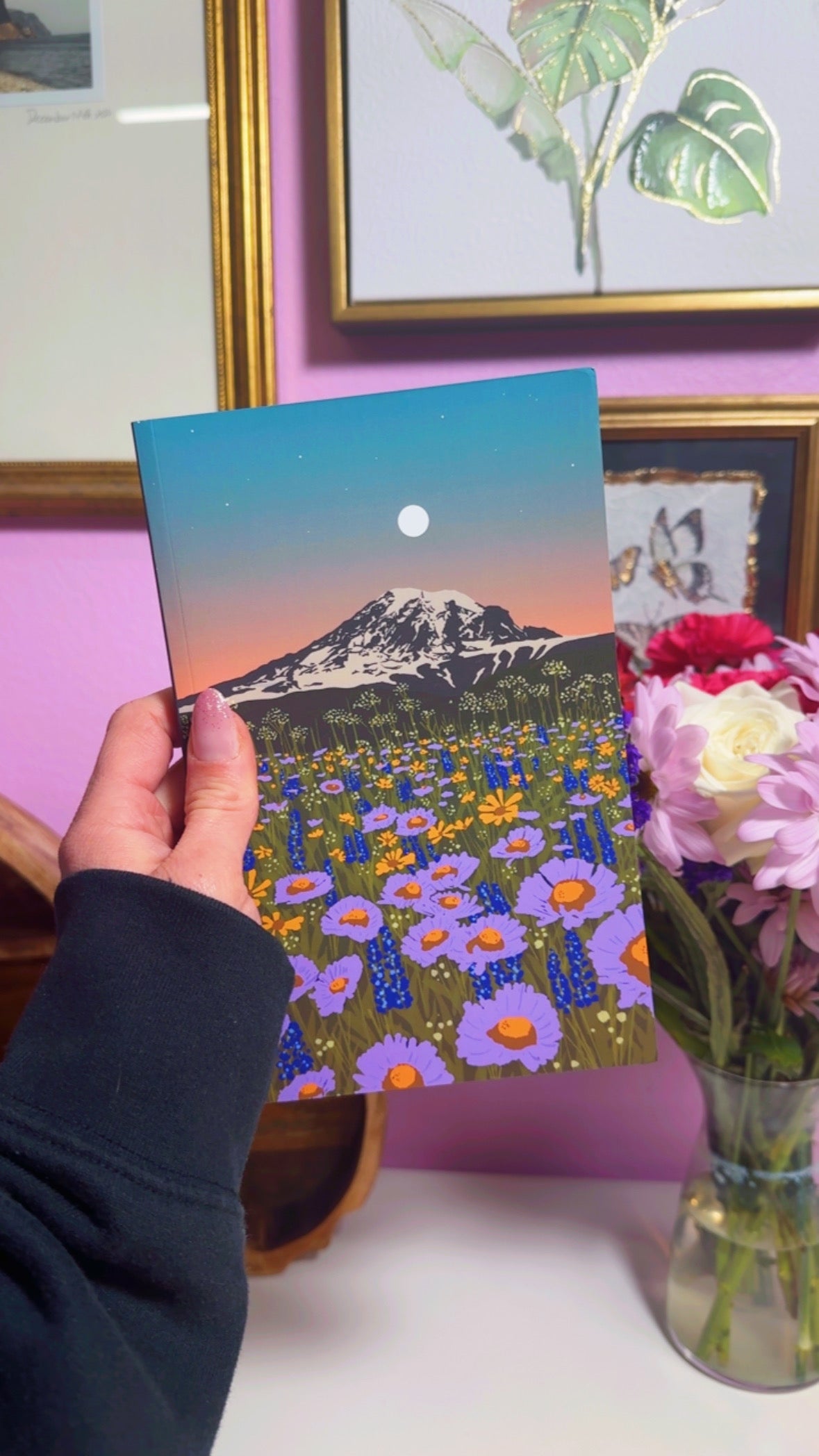 Mountain Flowers Layflat Notebook