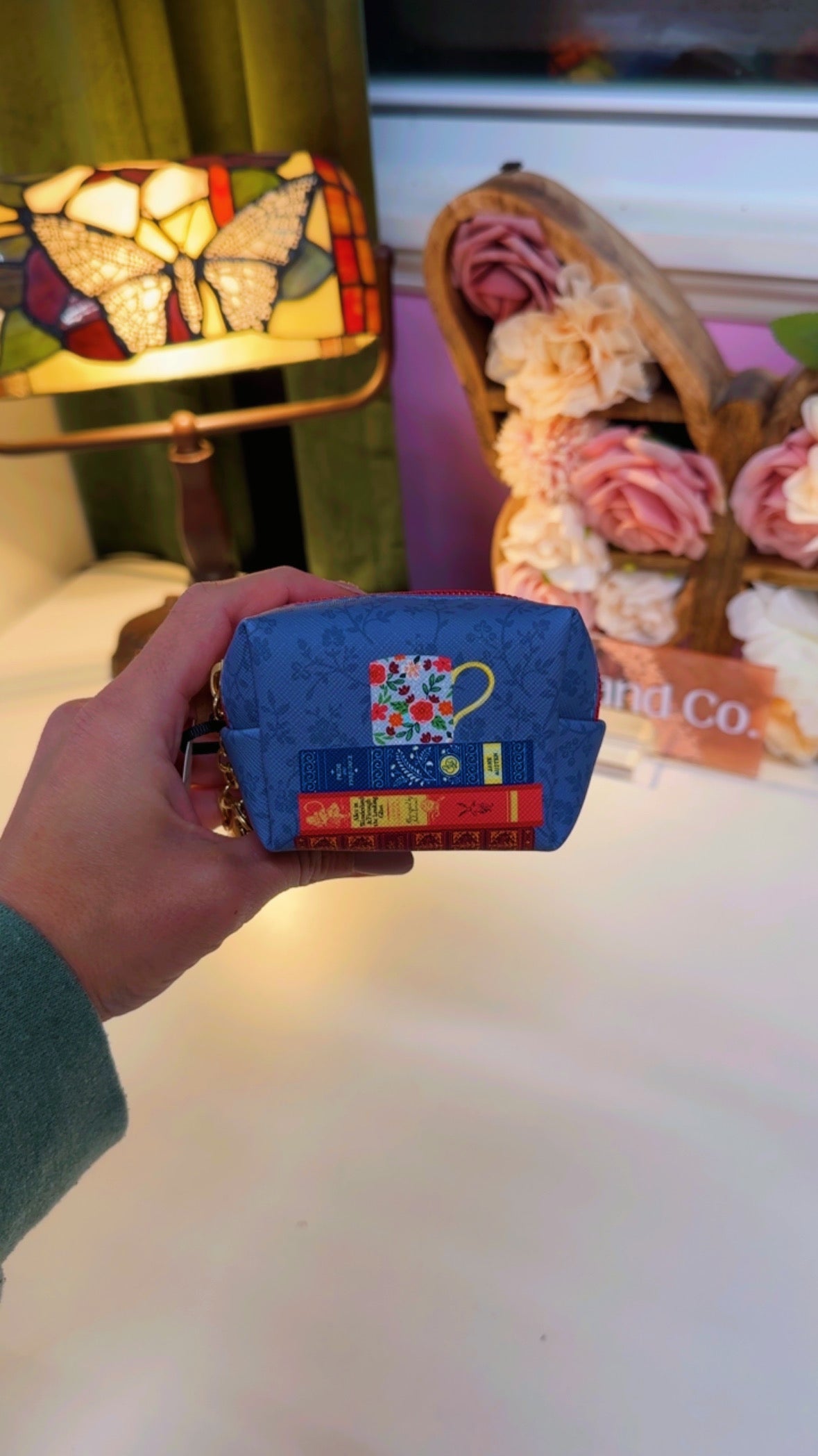 Fully Booked Key Chain Pouch