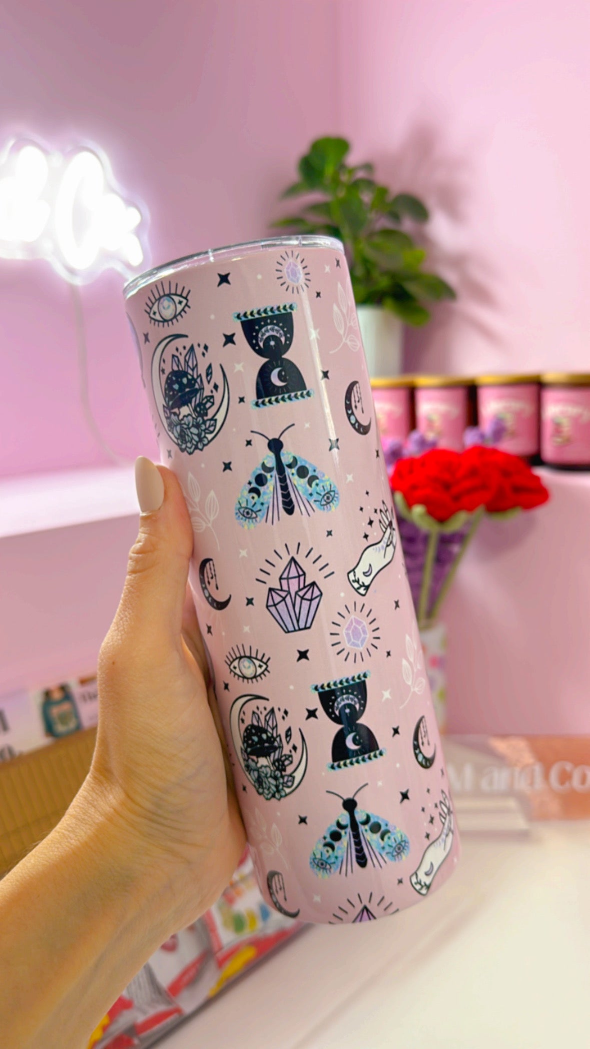 Mystic and Magical Pink 20oz Insulated Tumbler