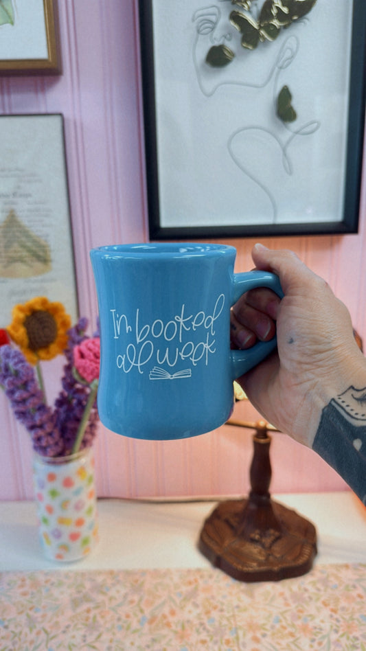Booked all Week Diner Mug 15oz