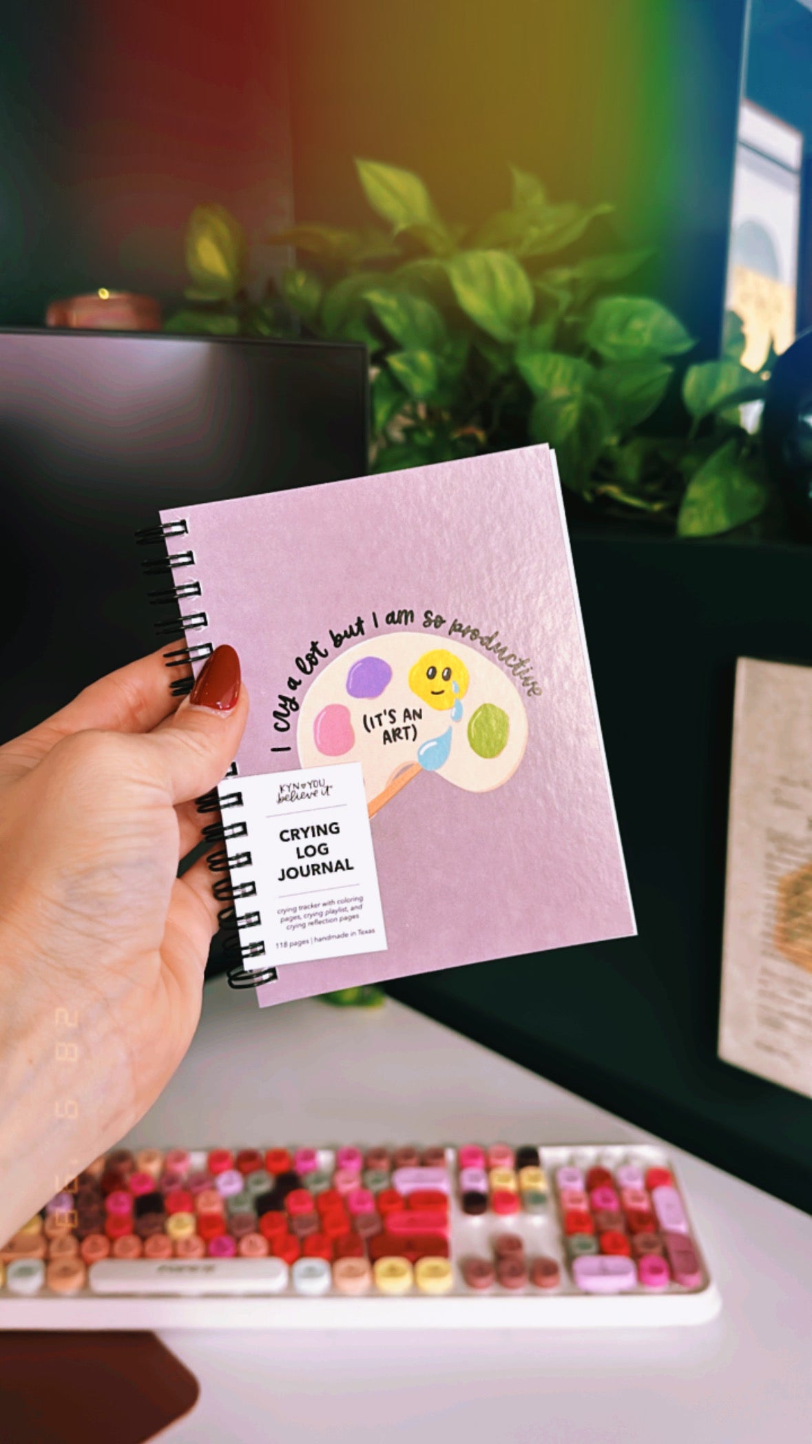 Cry A Lot but So Productive Crying Log Journal