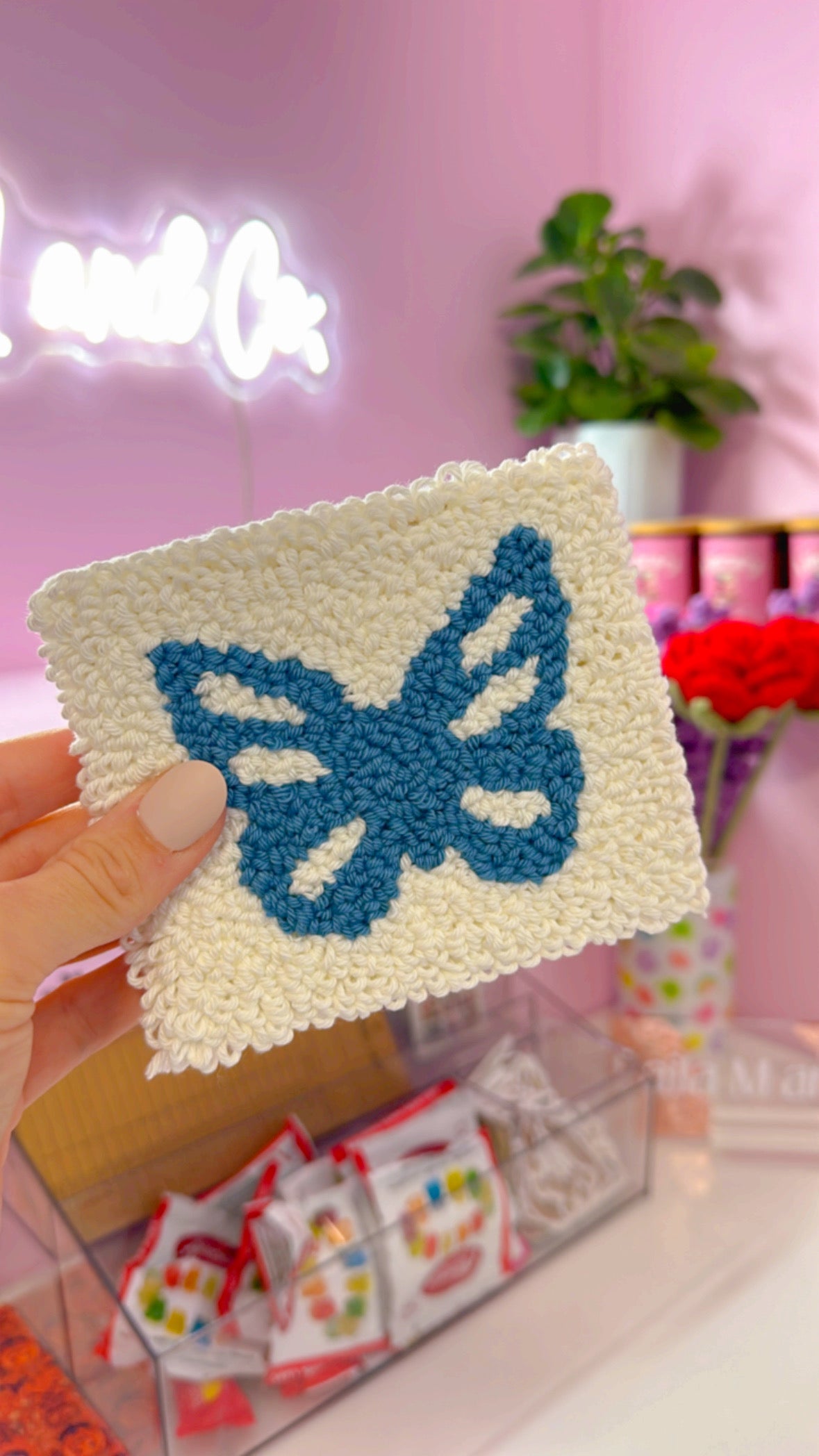 Butterfly Handmade Coaster