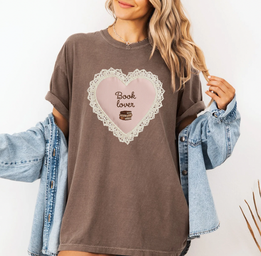 Book Lover T-shirt (Espresso)