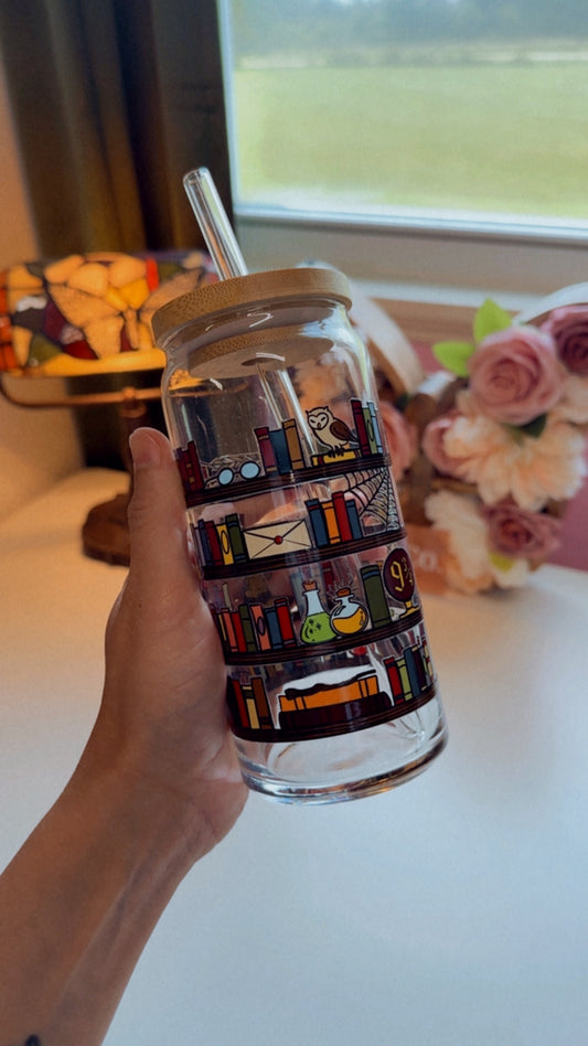 Bookish Wizard 20 oz Glass