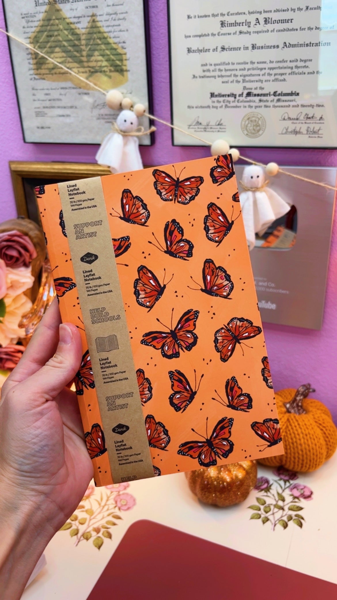 Dying Monarchs Layflat Journal