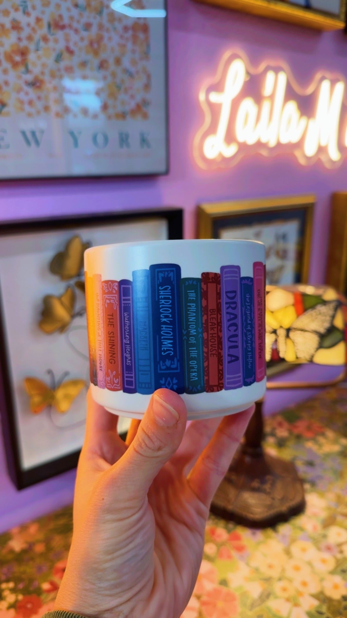 Spooky Books Halloween Mug