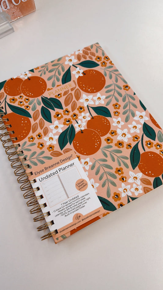 Oranges Undated Planner