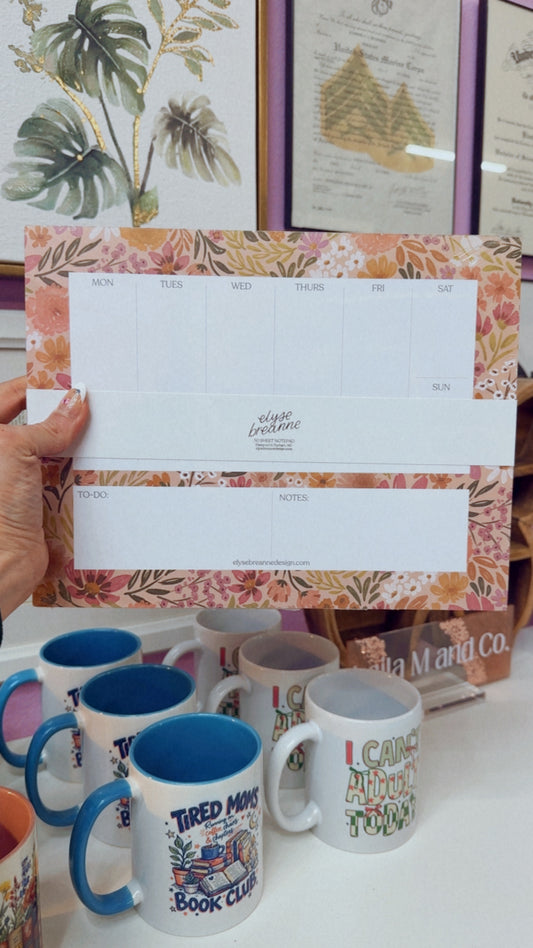 Primrose Petals Weekly Planner