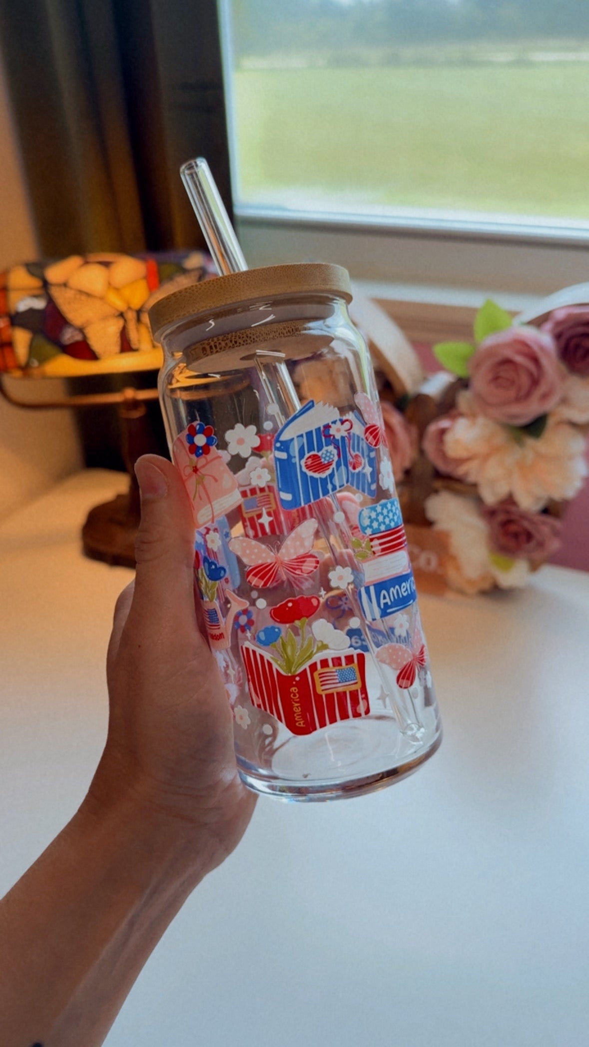 Bookish USA 20 oz Glass