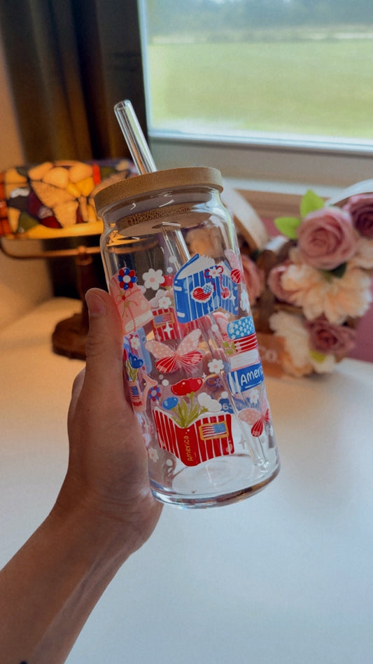 Bookish USA 20 oz Glass