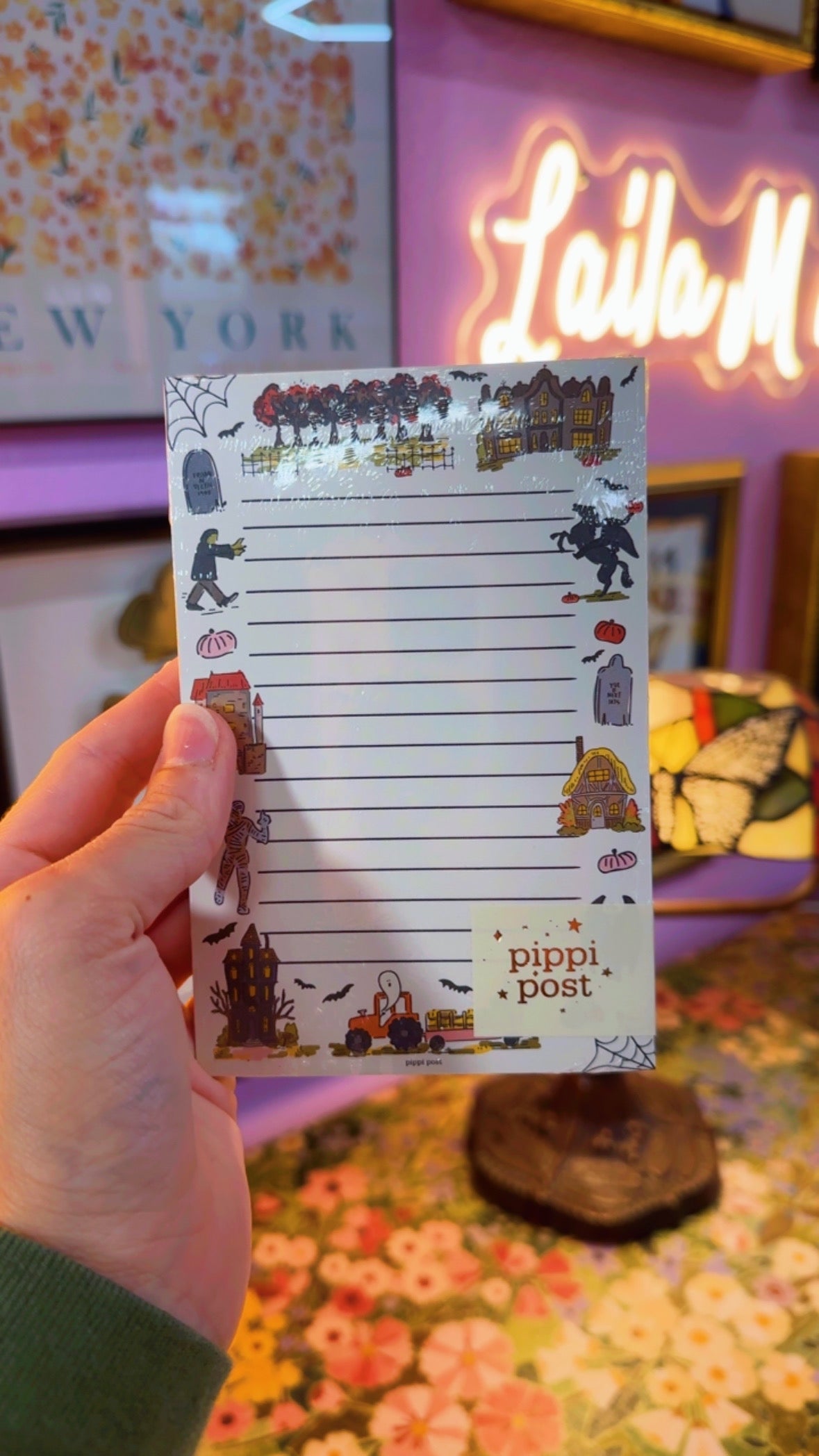 Haunted Hayride 4x6 Notepad