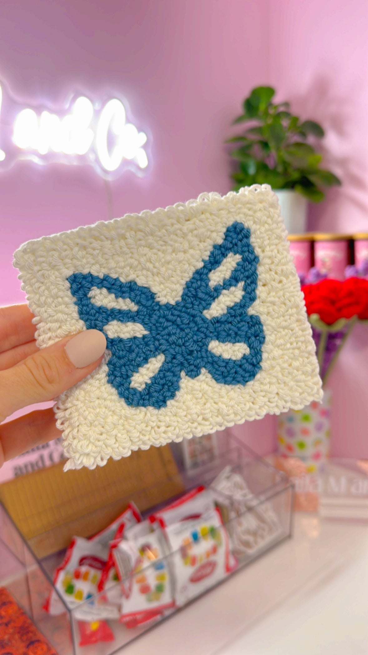 Butterfly Handmade Coaster