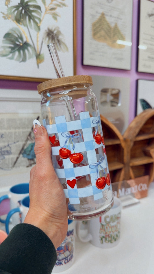 Cherries 20 oz Glass