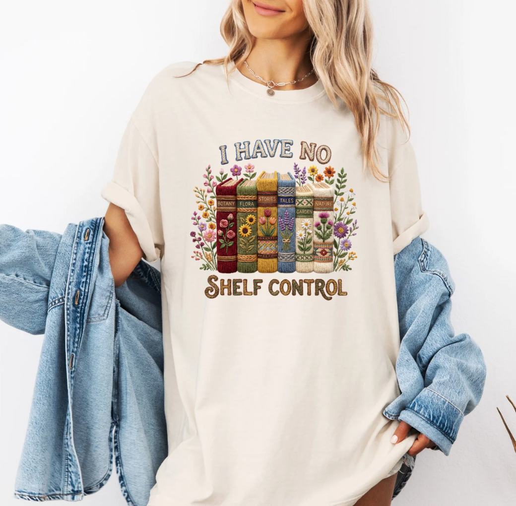 No Shelf Control T-shirt (Ivory)