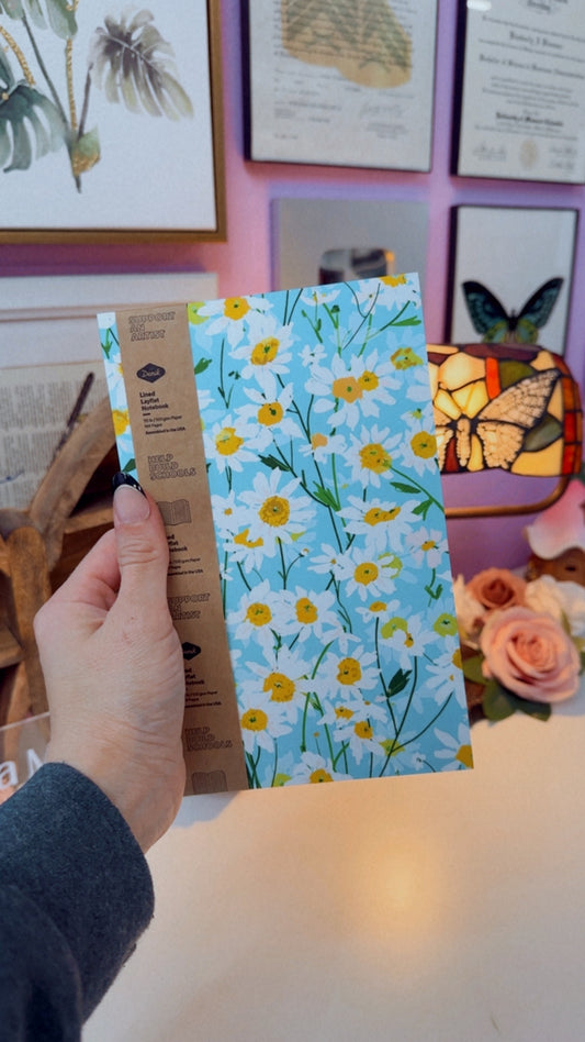 Daisies Layflat Notebook