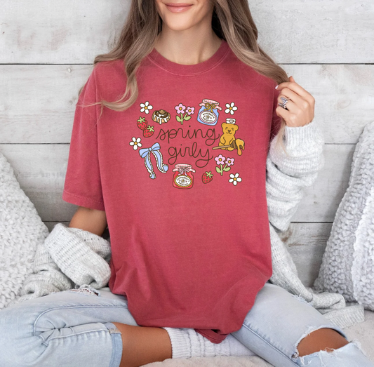 Spring Girlie T-shirt (Red)