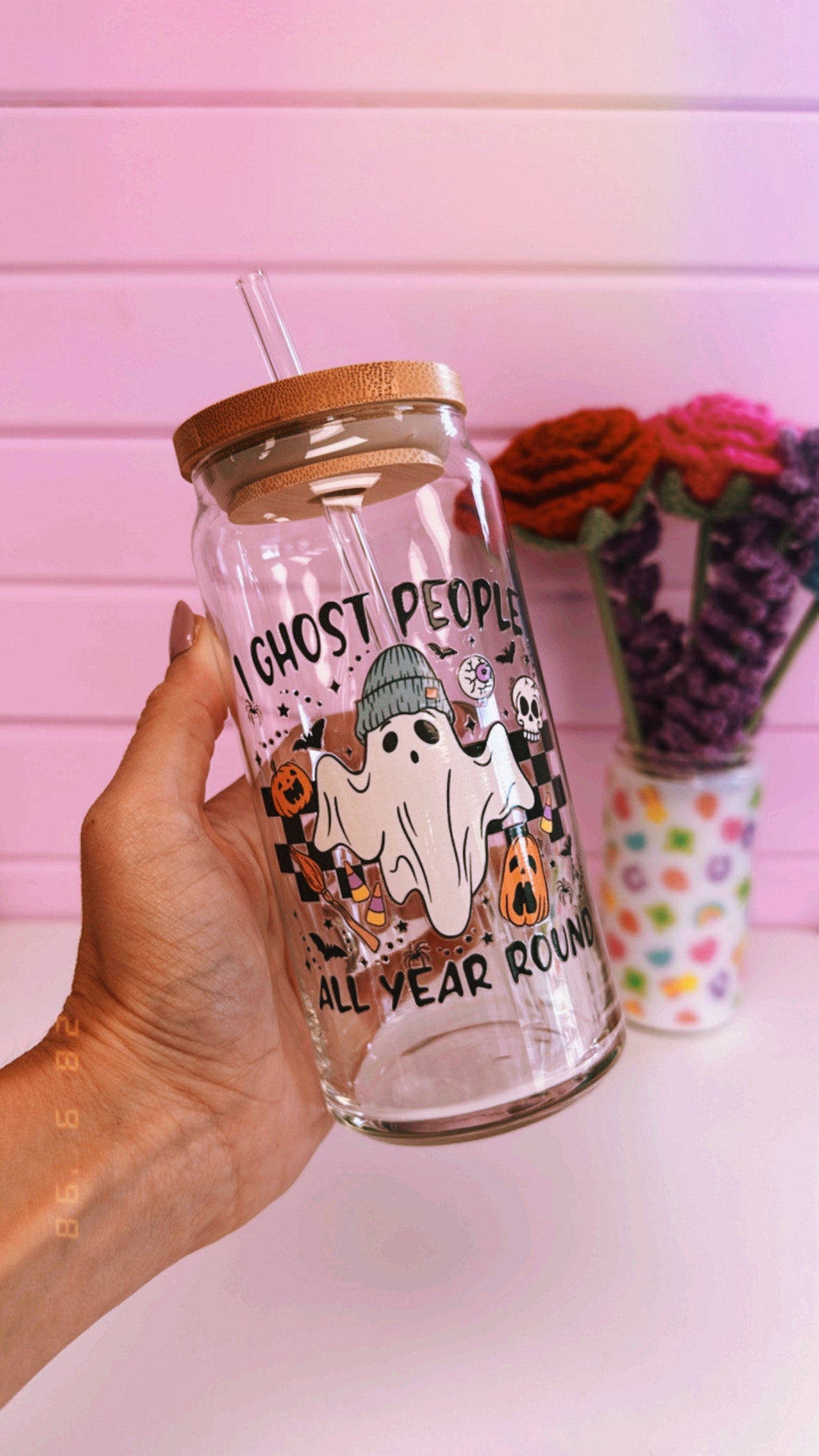 I Ghost People 20 oz Glass Can