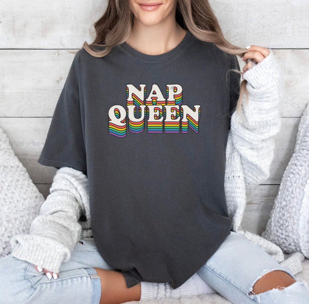 Nap Queen T-shirt (Pepper)