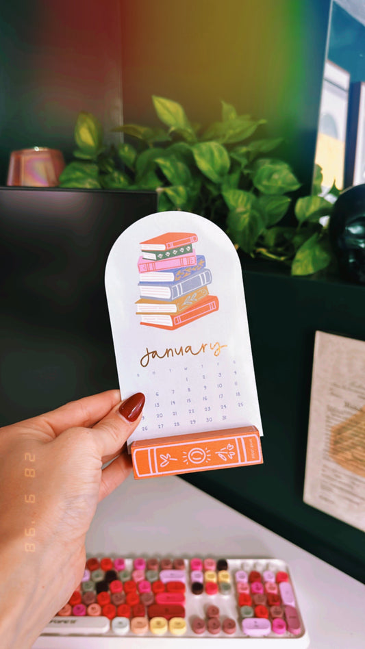 Book Lovers 2025 Desk Calendar