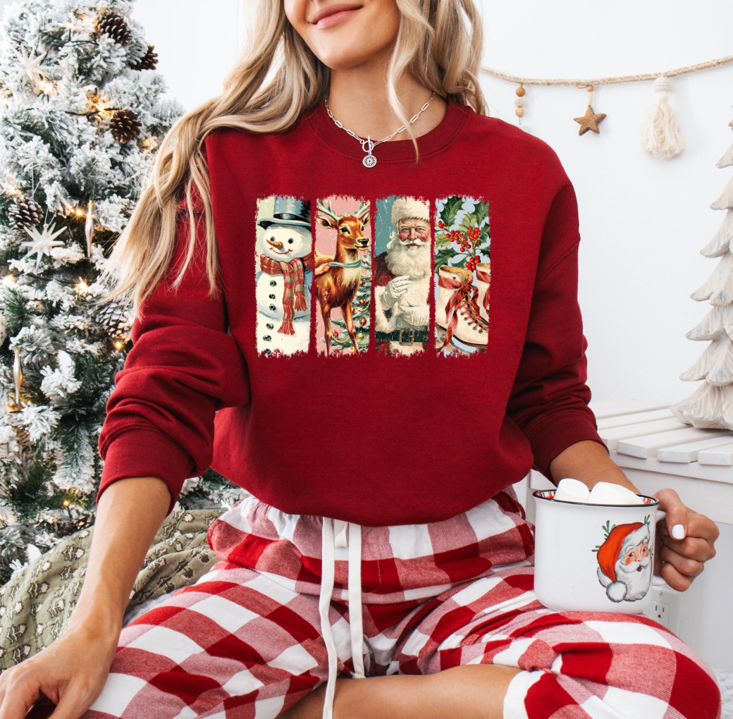 Holiday Classics Crewneck (Deep Red)