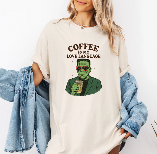 Coffee Cutie T-shirt (Ivory)