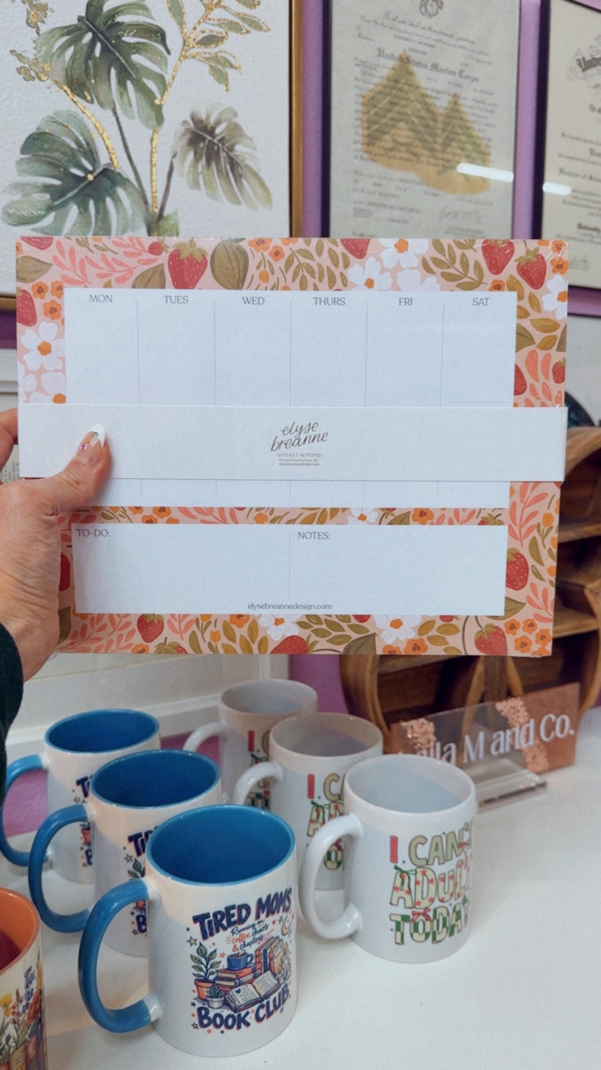 Strawberry Fields Weekly Planner