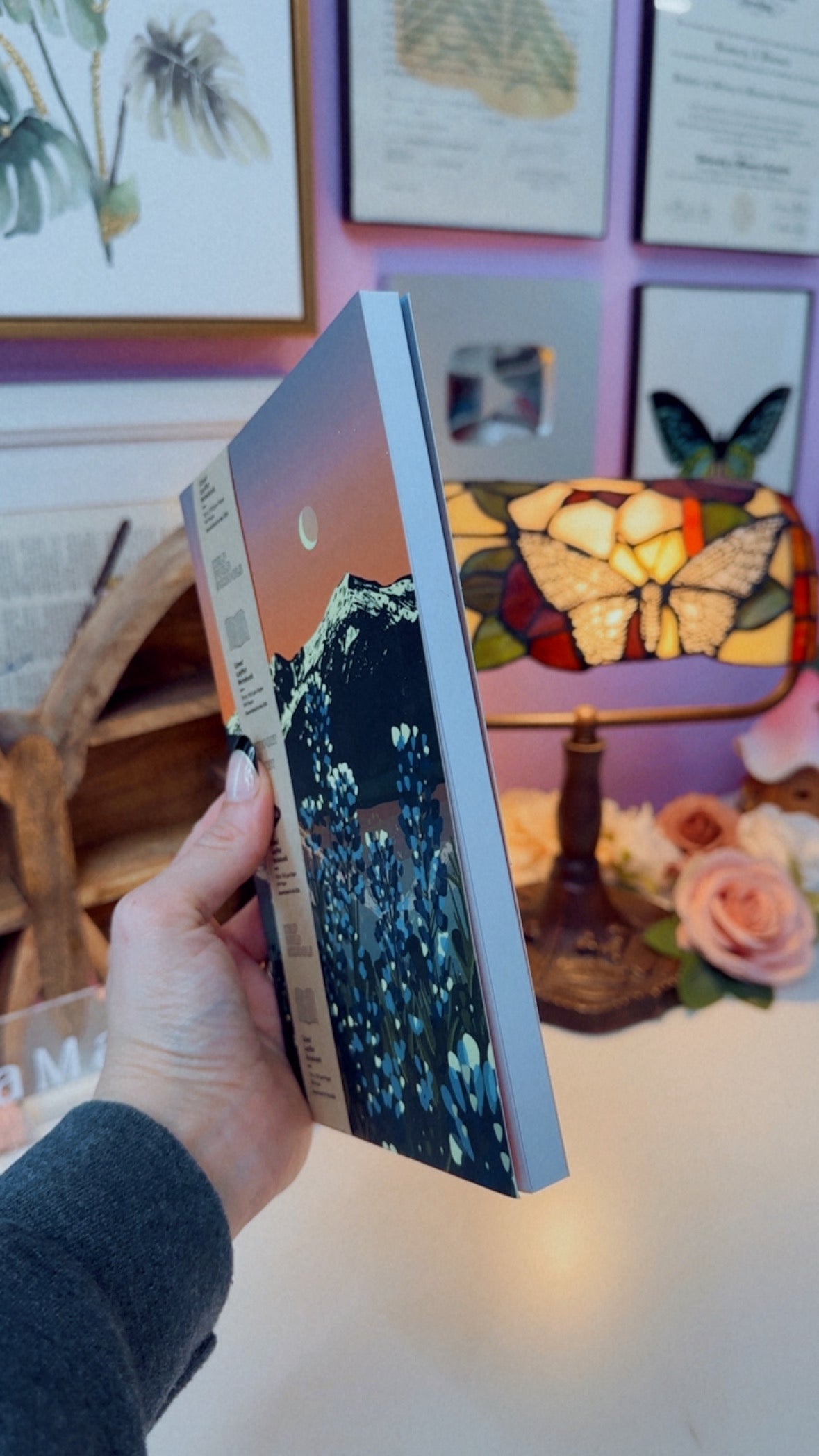 Lupines Layflat Notebook