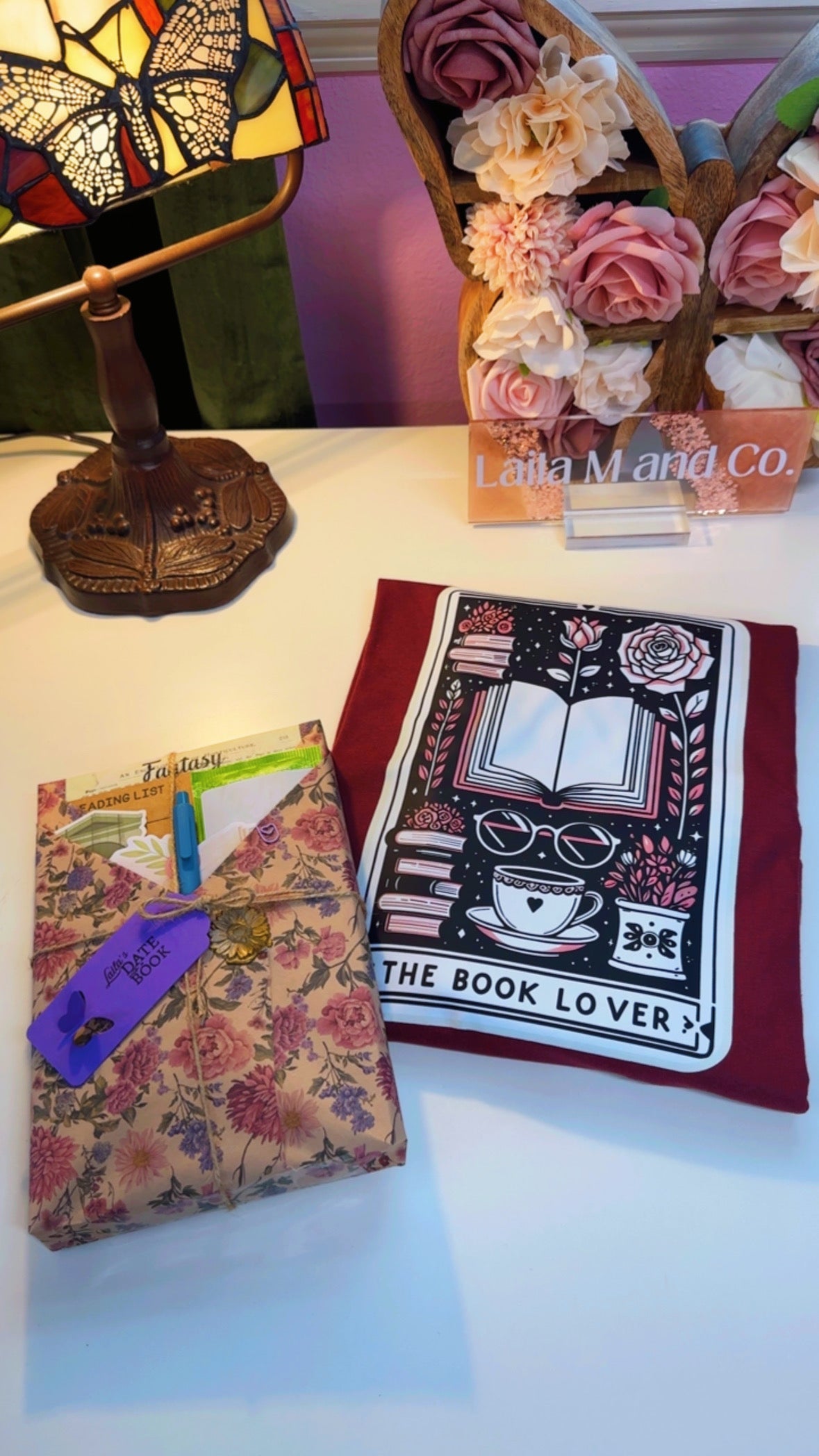 *New* Book Lover T-shirt + Book