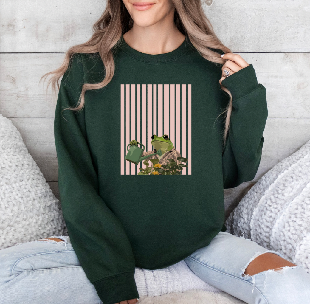 Watering Flog Crewneck (Forest)