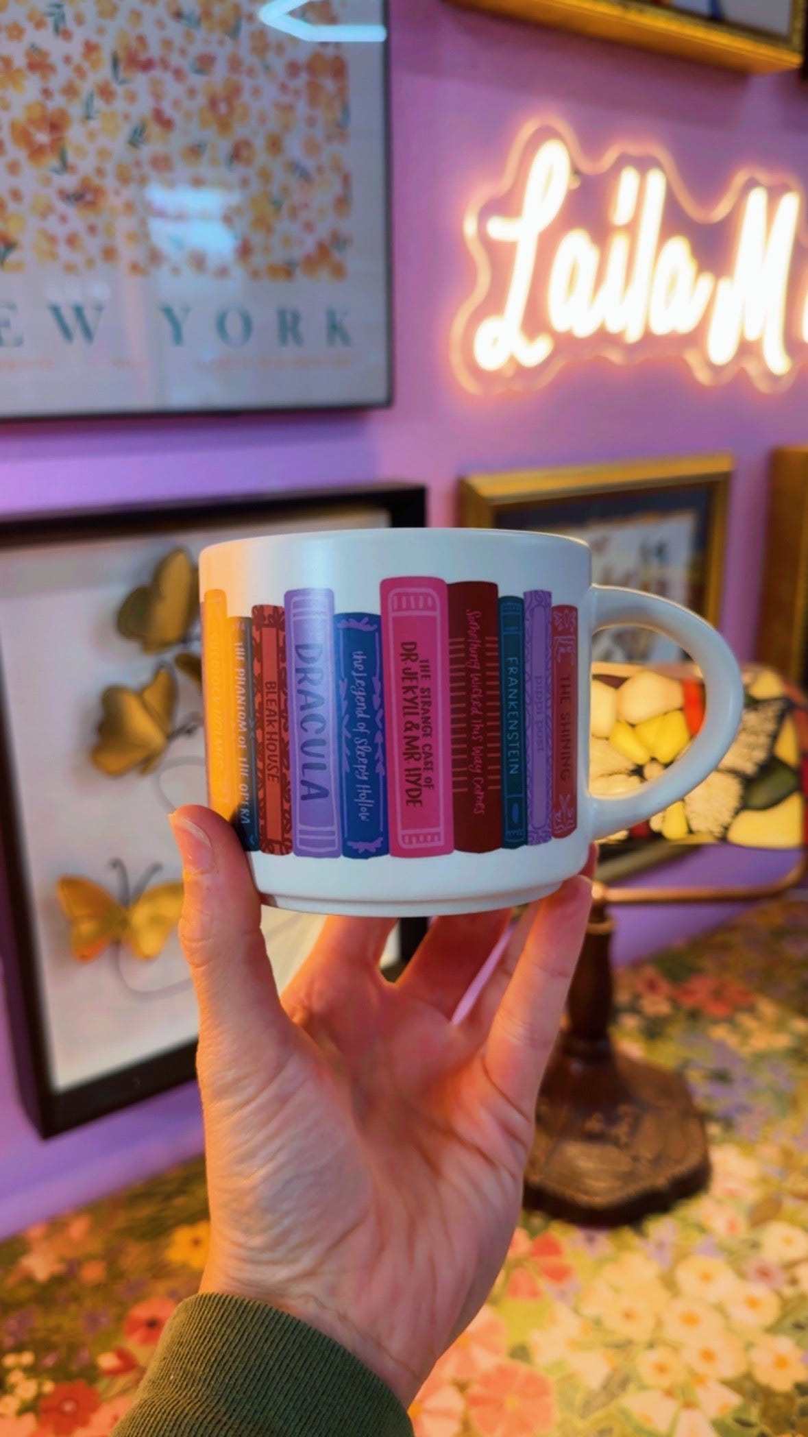 Spooky Books Halloween Mug